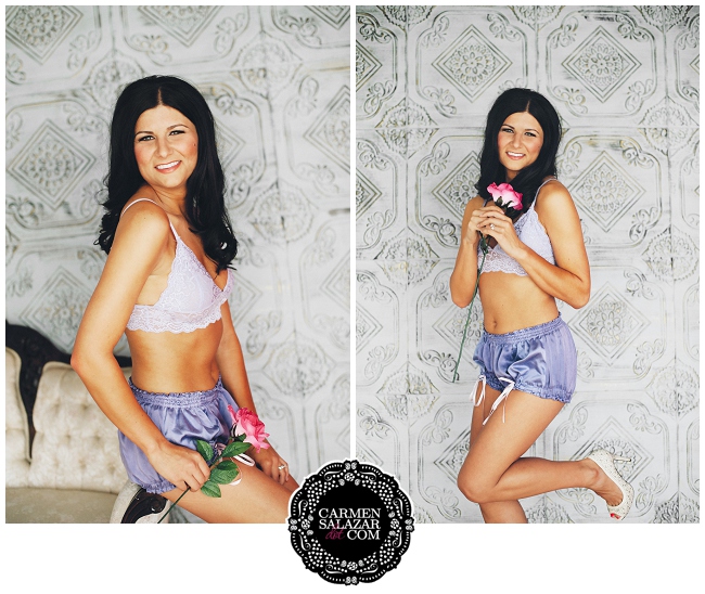 A vintage boudoir beauty!