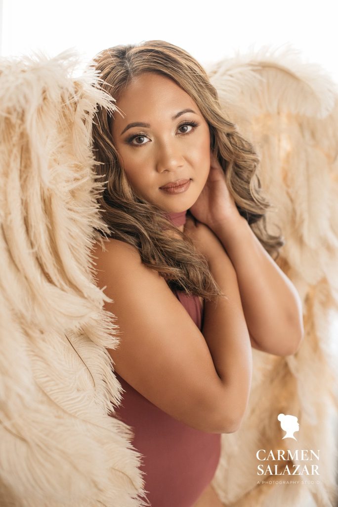 Angel for the Day; Boudoir Portrait Inspiration by Carmen Salazar