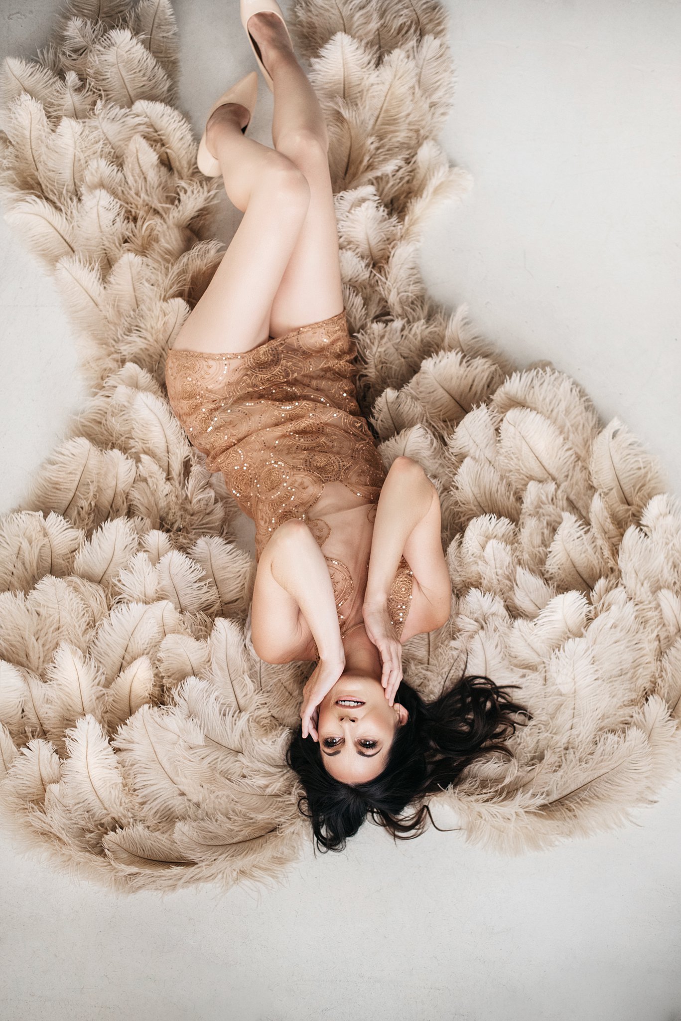 Angel for the Day; Boudoir Portrait Inspiration by Carmen Salazar